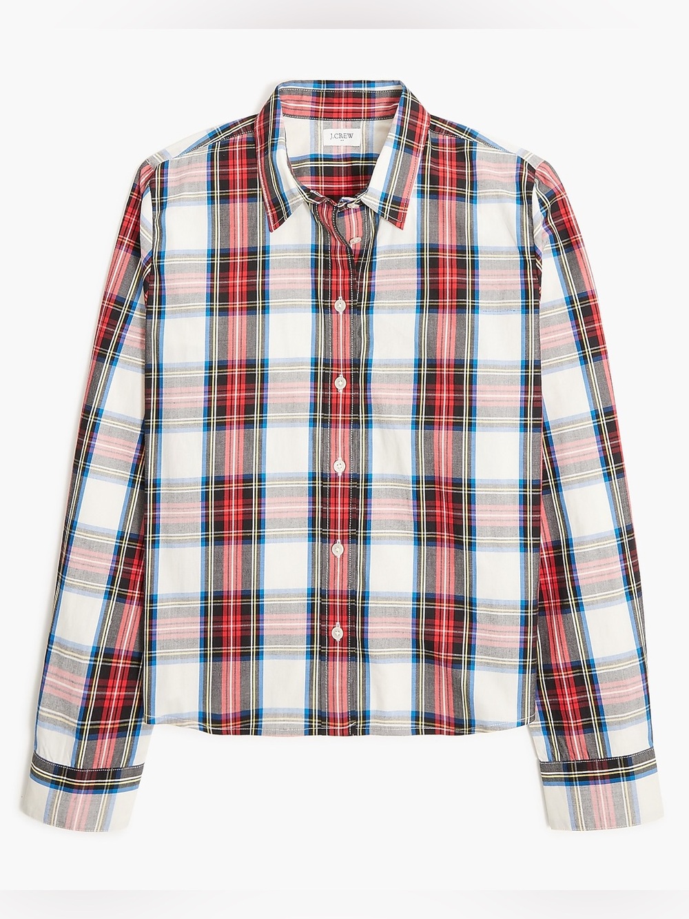 J Crew Factory tartan plaid long sleeve shirt
